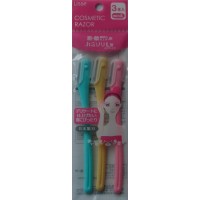 COSMETIC RAZOR MAKE UP FACIAL BLADE EYEBROW KNIFES 3&APOS;S
