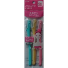 COSMETIC RAZOR MAKE UP FACIAL BLADE EYEBROW KNIFES 3&APOS;S