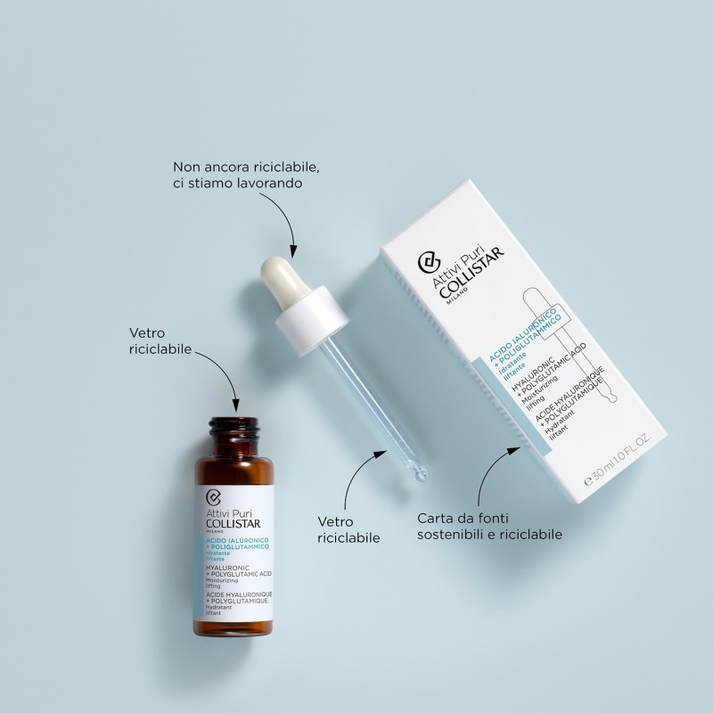 HYALURONIC + POLYGLUTAMIC ACID MOISTURIZING LIFTING 30ML