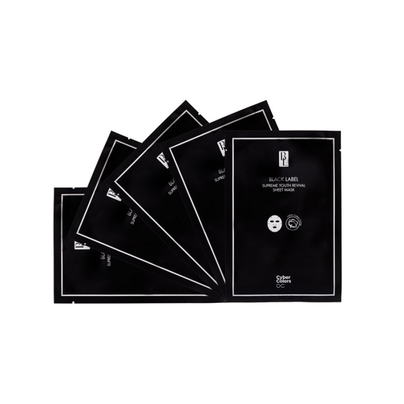 BLACK LABEL SUPREME YOUTH REVIVAL SHEET MASK 40MLX5&APOS;S