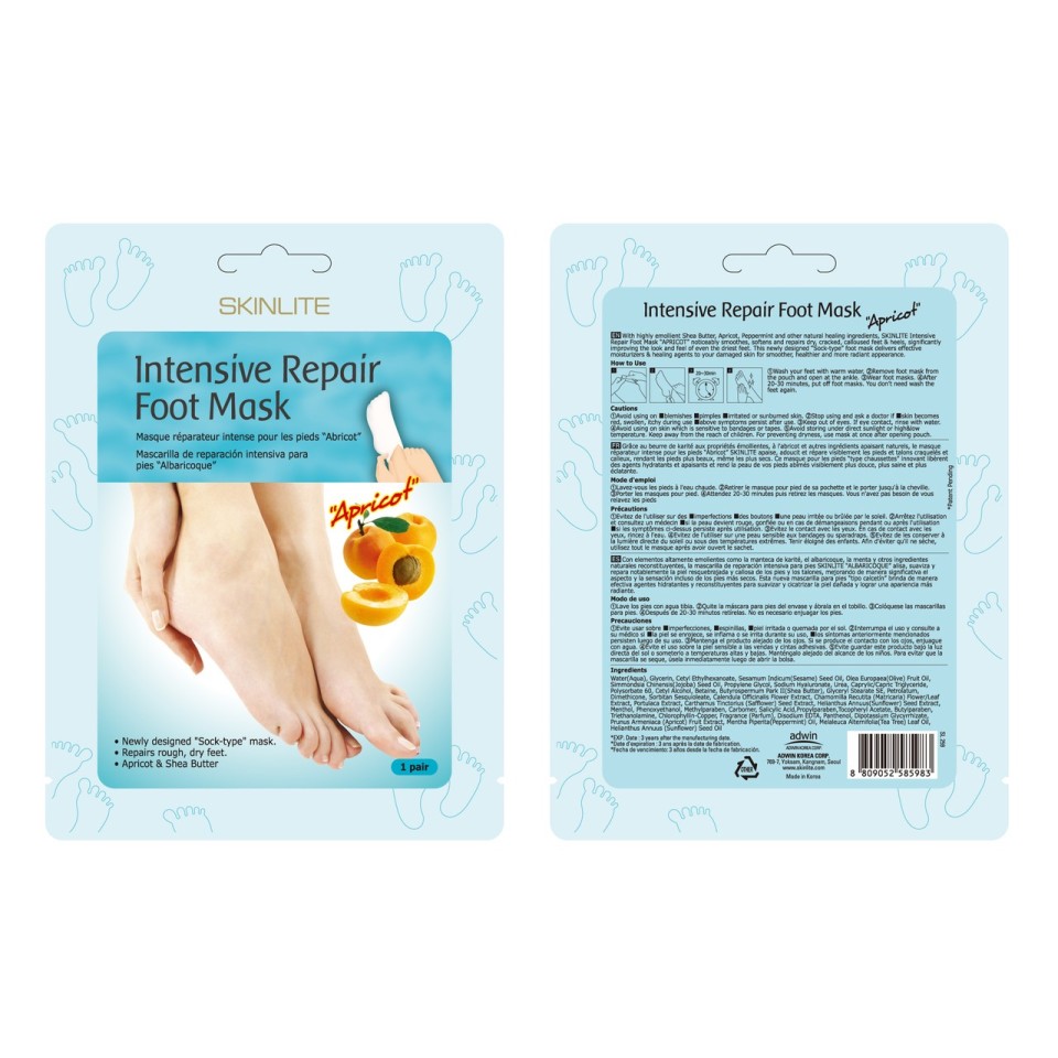 INTENSIVE REPAIR FOOT MASK 1'S (APRICOT)